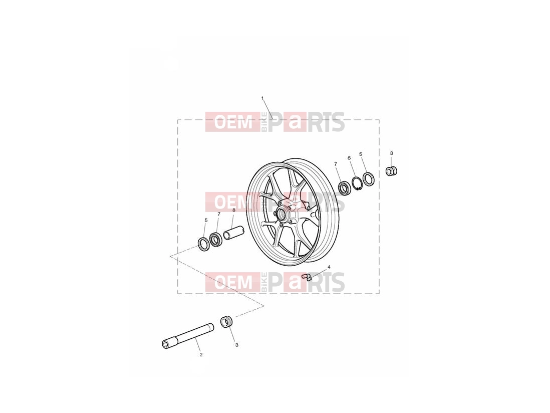 Triumph 2011 Tiger 1050 Front Wheel