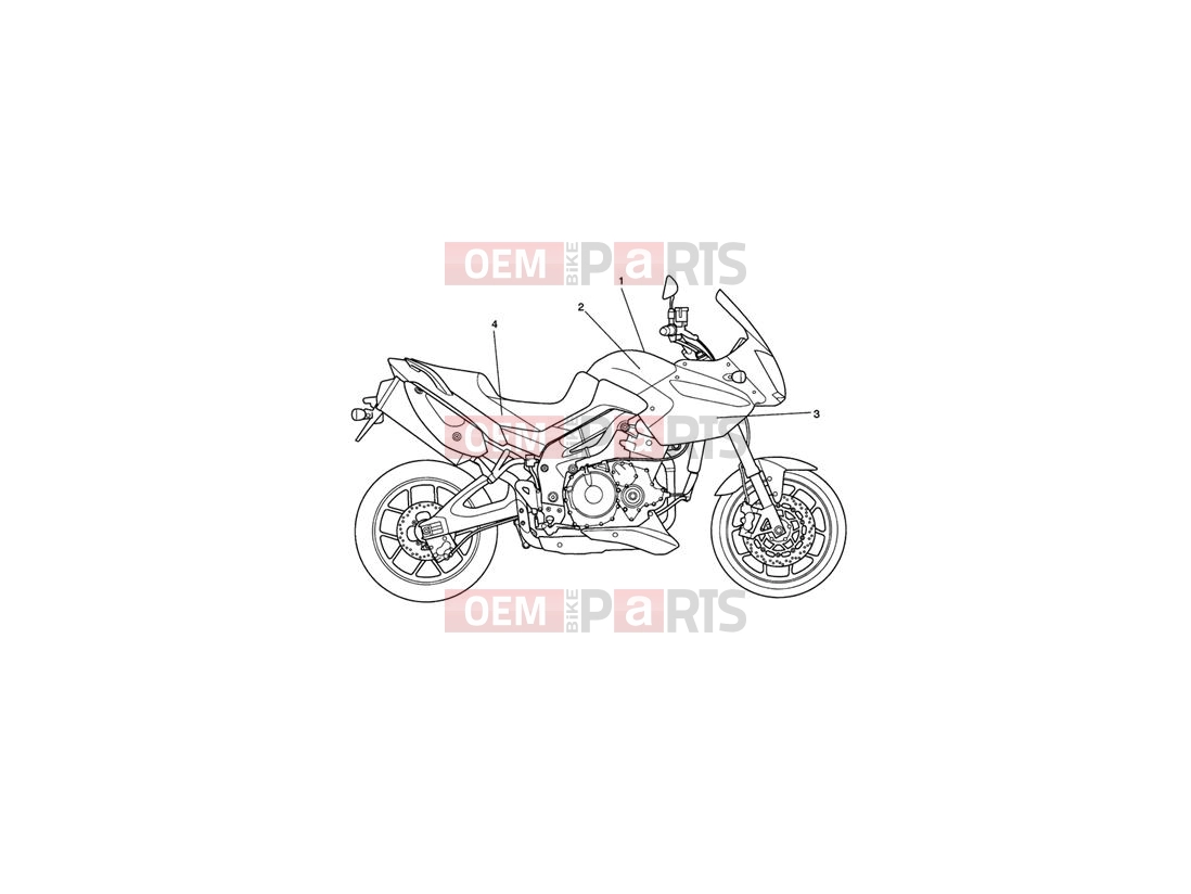 Triumph 2012 Tiger 1050 Decals