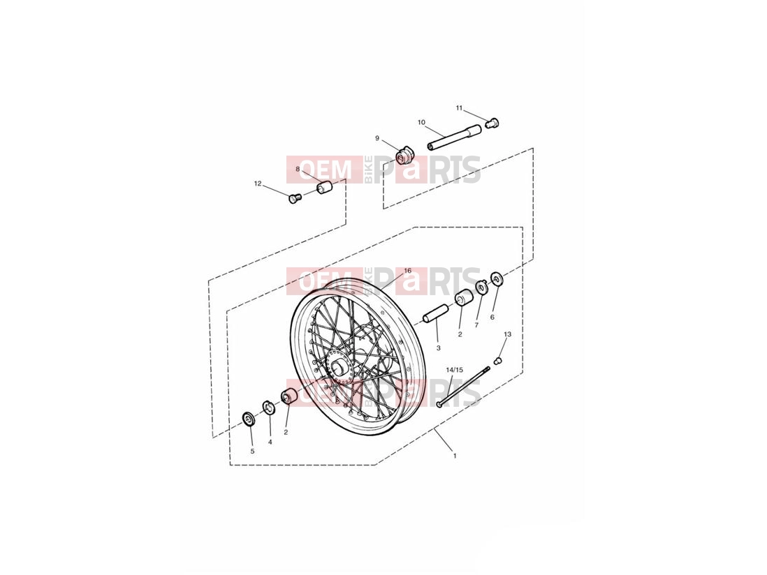 Triumph 1999 LEGEND TT Front Wheel