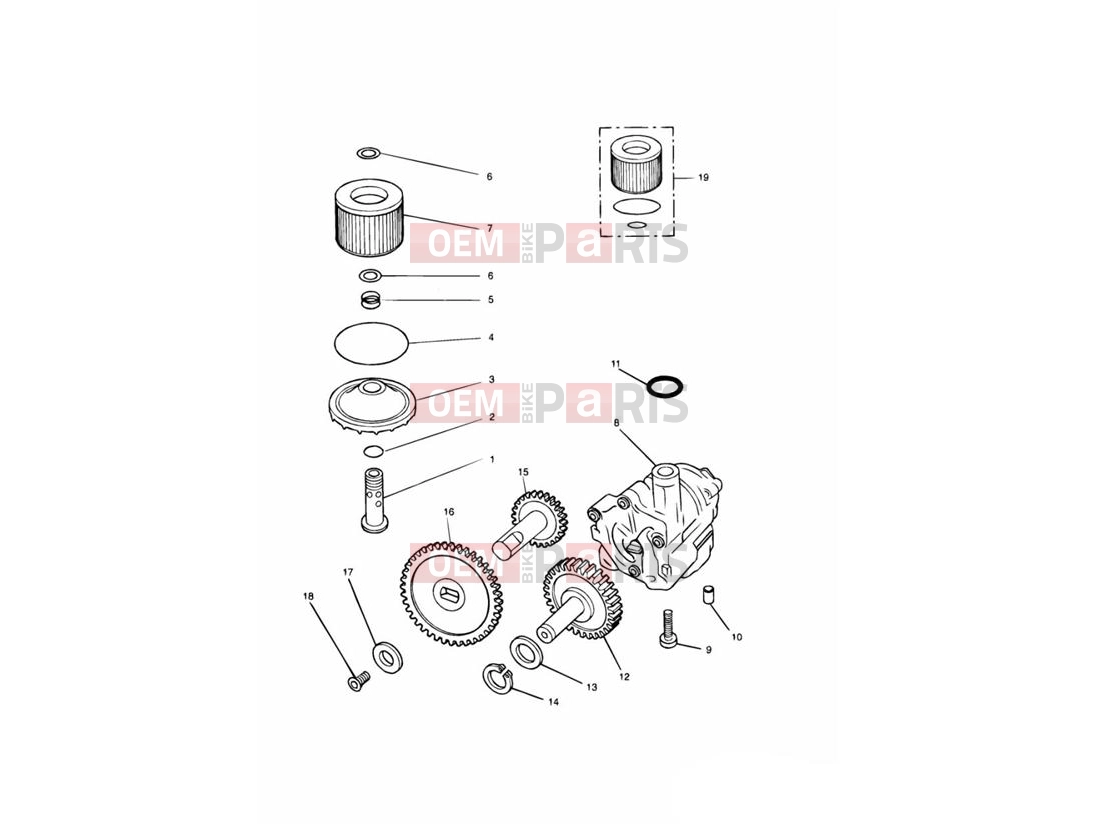 Triumph 2001 LEGEND TT Lubrication System