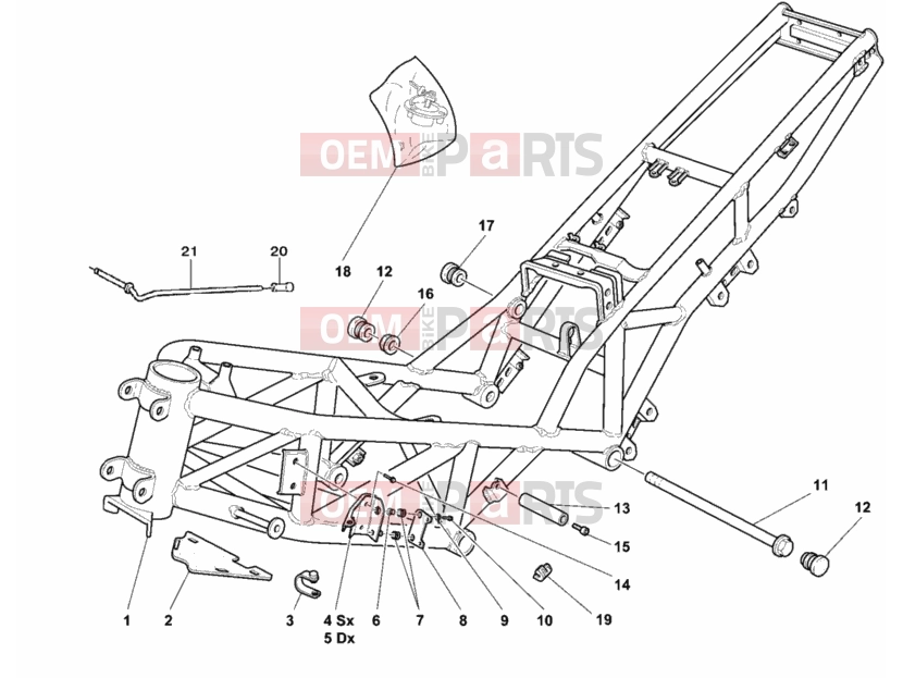 DUCATI 2003 Sporttouring ST4 FRAME » FRAME