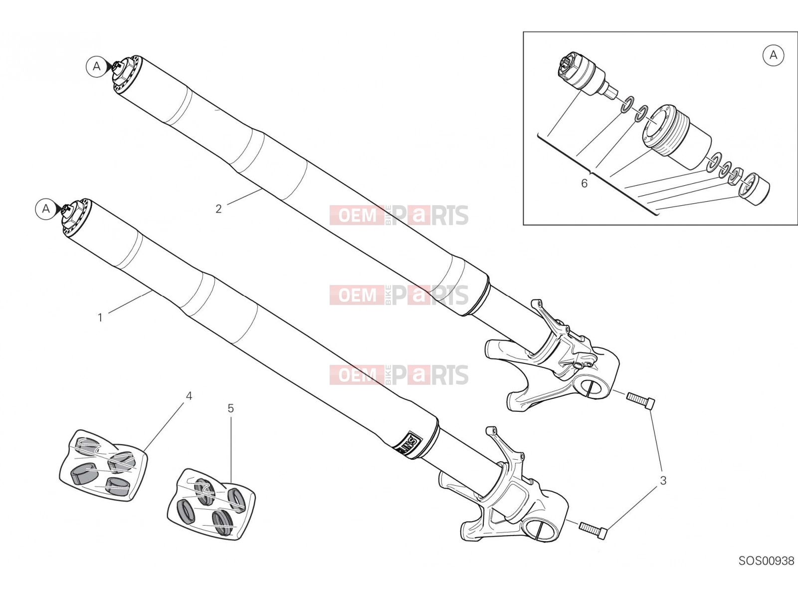 DUCATI 2022 Panigale V4 SP FRONT FORK