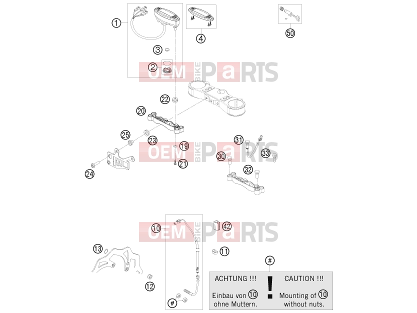 HUSABERG 2011 Offroad FE 570 (2403K3) [EU] INSTRUMENTS / LOCK SYSTEM