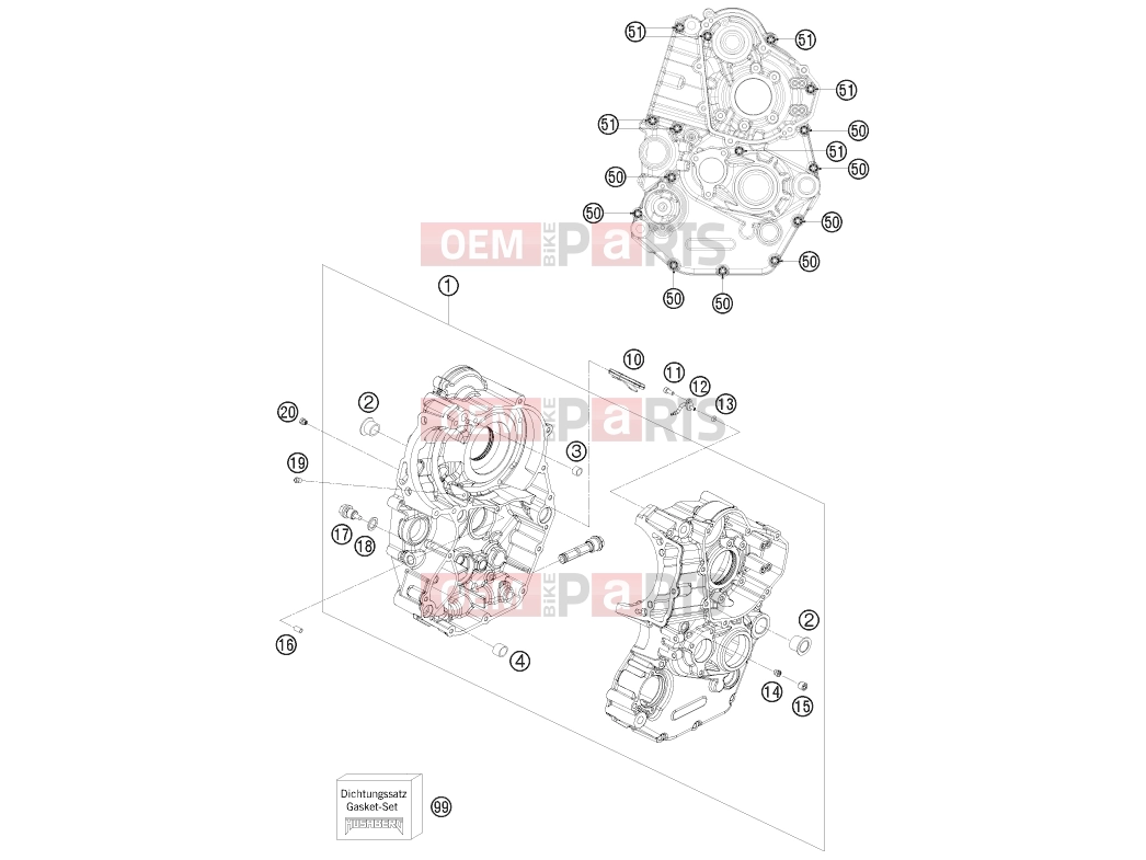 HUSABERG 2011 Offroad FX 450 (2301K0) [EU] ENGINE CASE|Engine|30