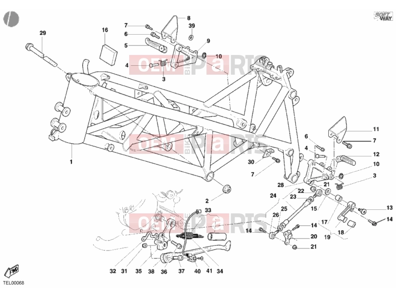 DUCATI 2002 Superbike 748 E FRAME » FRAME