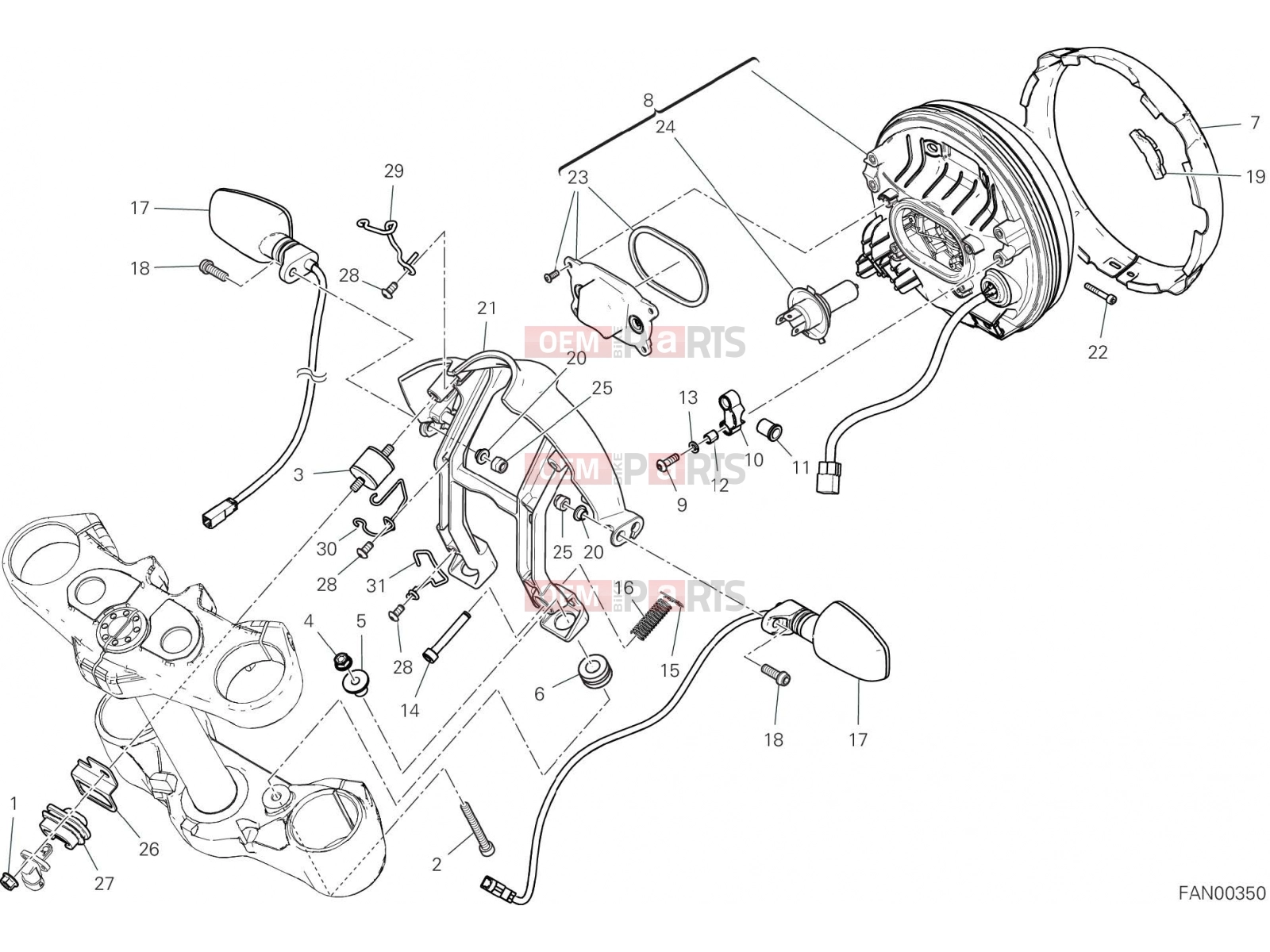 DUCATI 2022 Scrambler Icon HEADLIGHT
