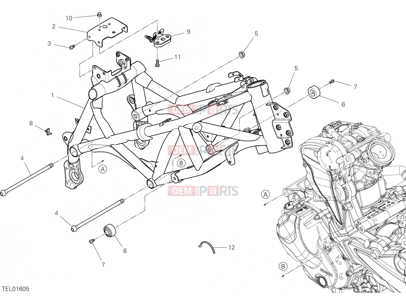 DUCATI 2023 DesertX FRAME