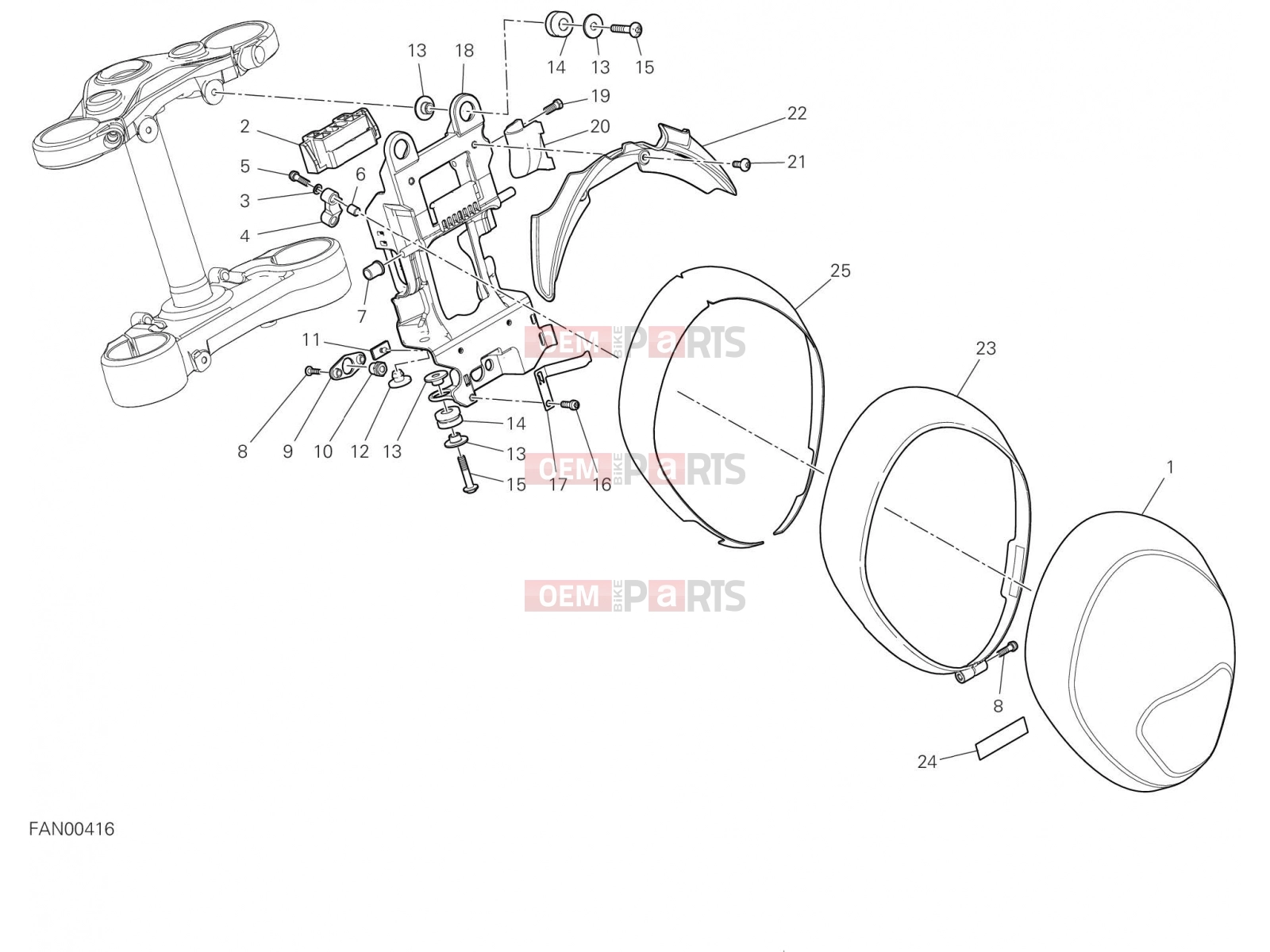 DUCATI 2023 Monster Plus HEADLIGHT