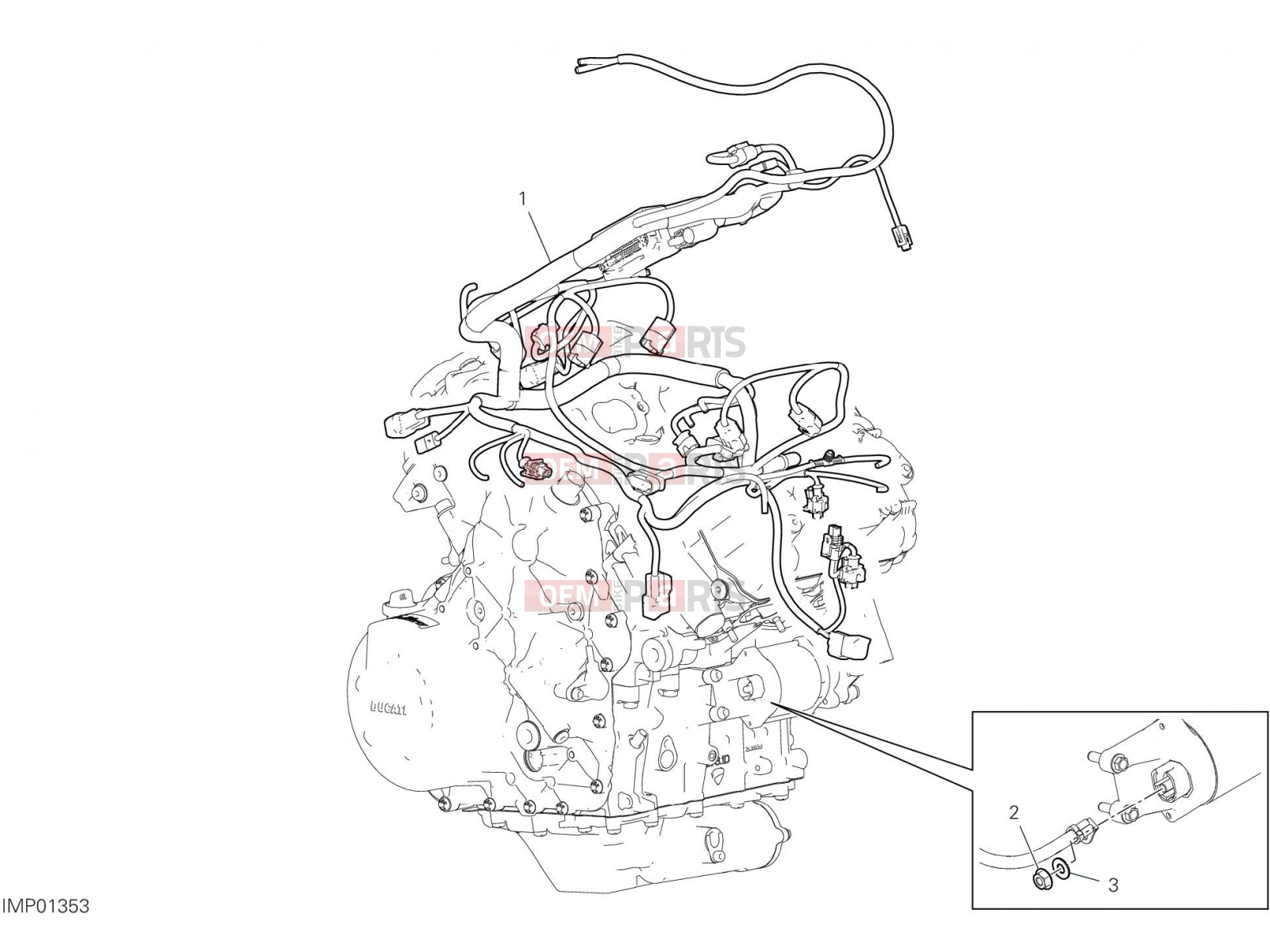 DUCATI 2023 Multistrada V4 S ENGINE ELECTRIC SYSTEM