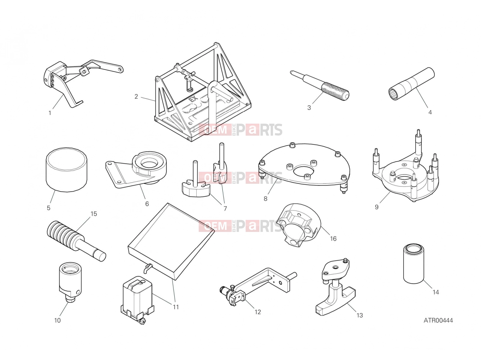 DUCATI 2023 Multistrada V4 S WORKSHOP SERVICE TOOLS