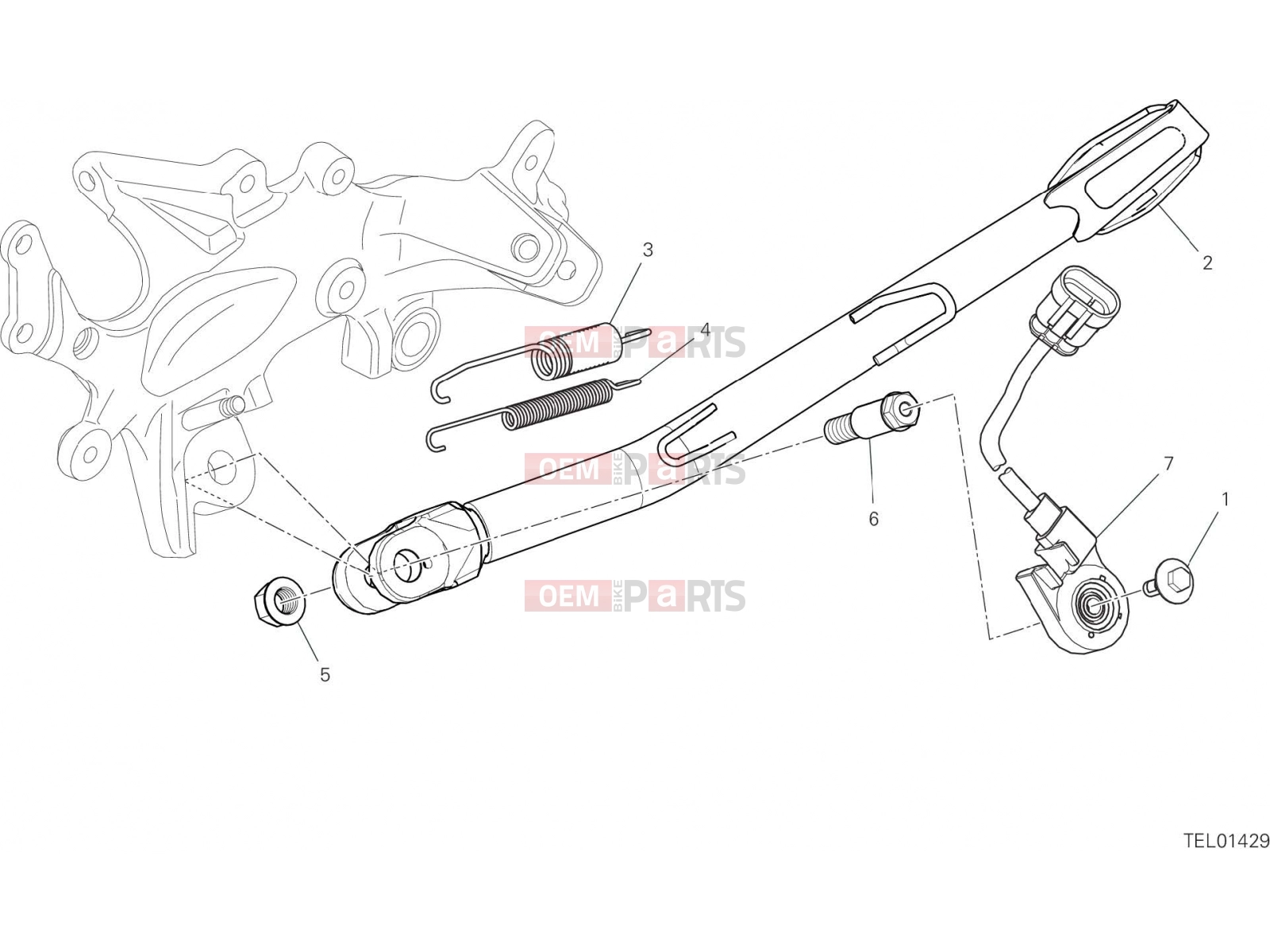 DUCATI 2023 Multistrada V4 SIDE STAND