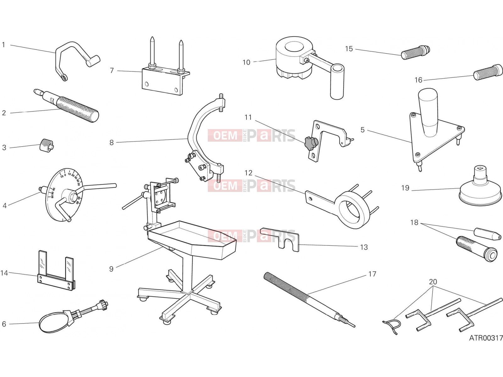 DUCATI 2017 Monster 1200 S WORKSHOP SERVICE TOOLS, ENGINE [MOD:M 1200S]