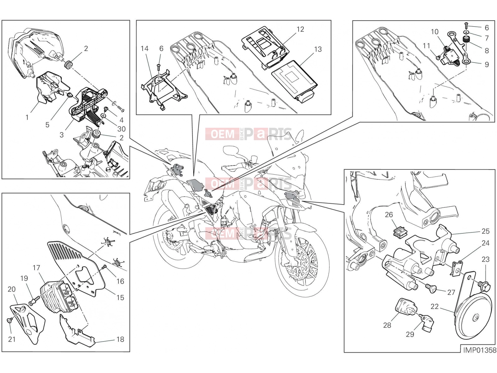 DUCATI 2022 Multistrada V4 ELECTRICAL DEVICES