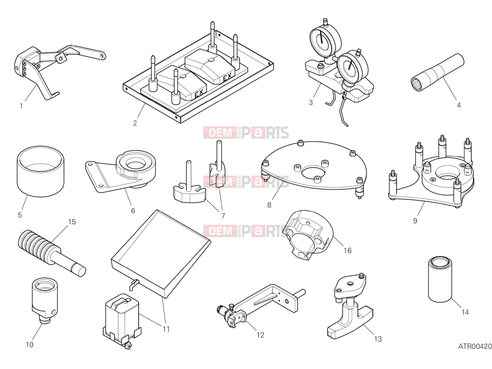 DUCATI 2022 Panigale V4 SP WORKSHOP SERVICE TOOLS (ENGINE)