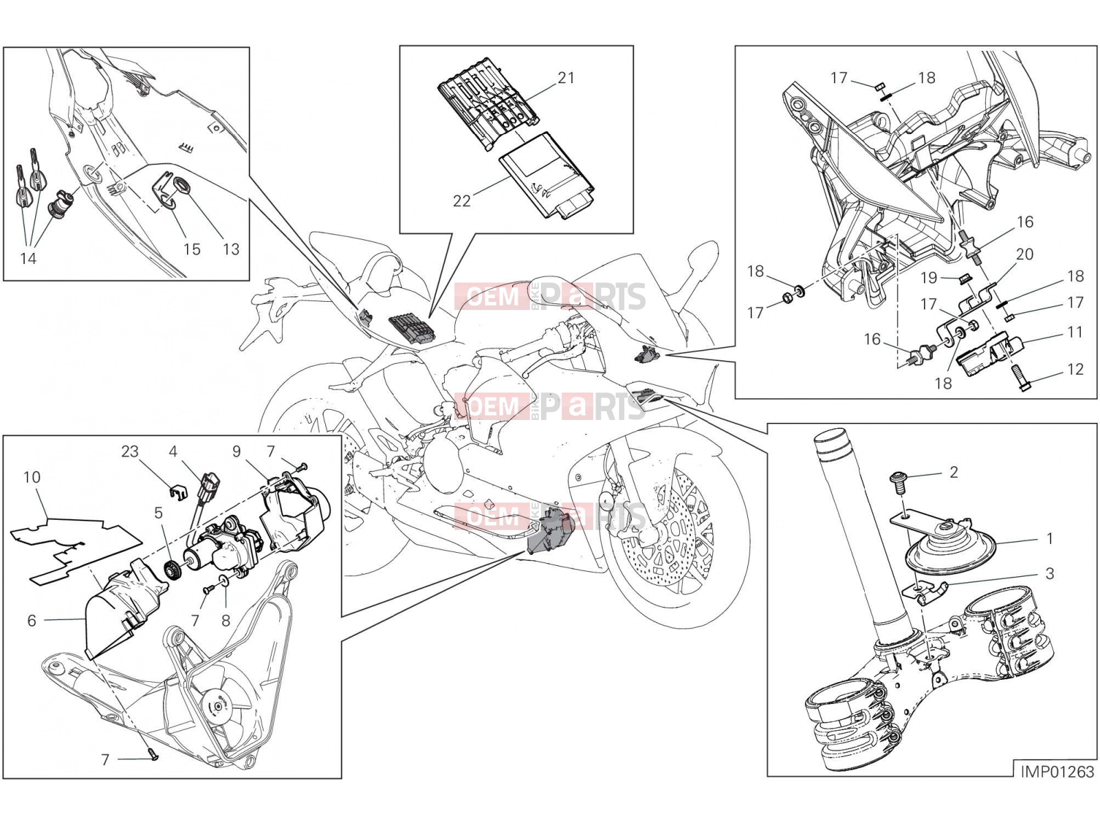 DUCATI 2022 Panigale V2 ELECTRICAL DEVICES