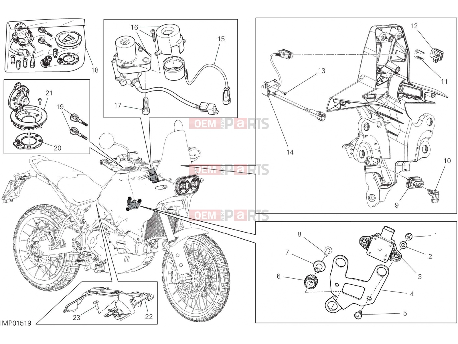 DUCATI 2023 DesertX ELECTRICAL DEVICES