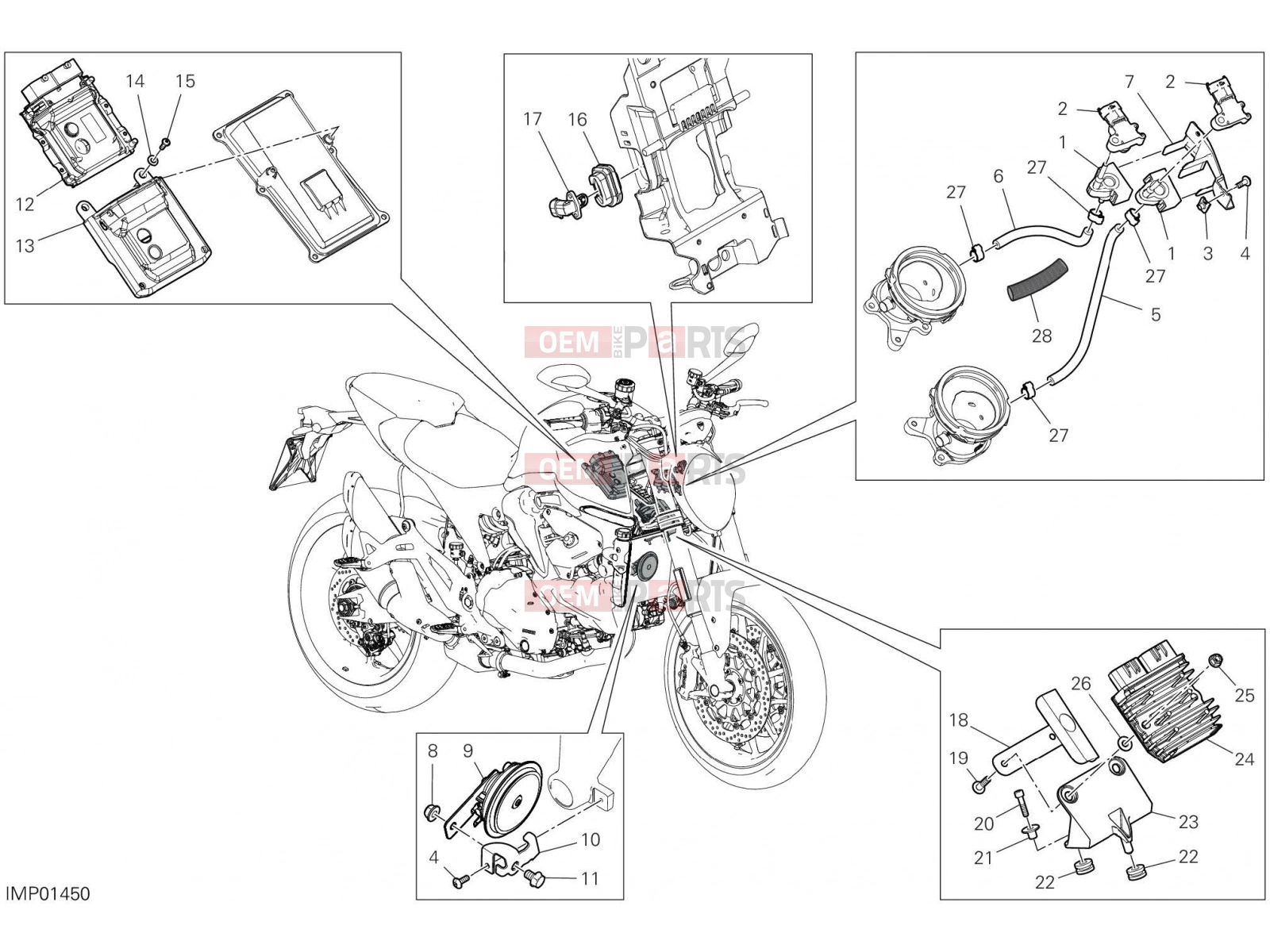 DUCATI 2023 Monster ELECTRICAL DEVICES