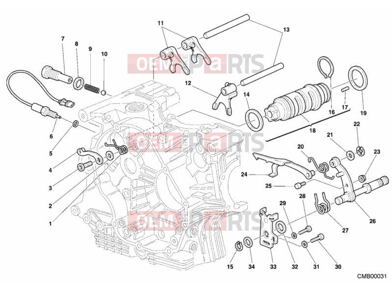DUCATI 2002 Monster S4 SHIFT CAM - FORK » FRONT SUSPENSION