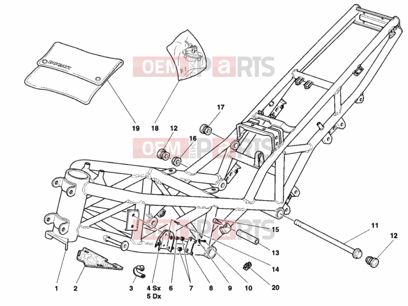 DUCATI 2002 Sporttouring ST2 FRAME » FRAME