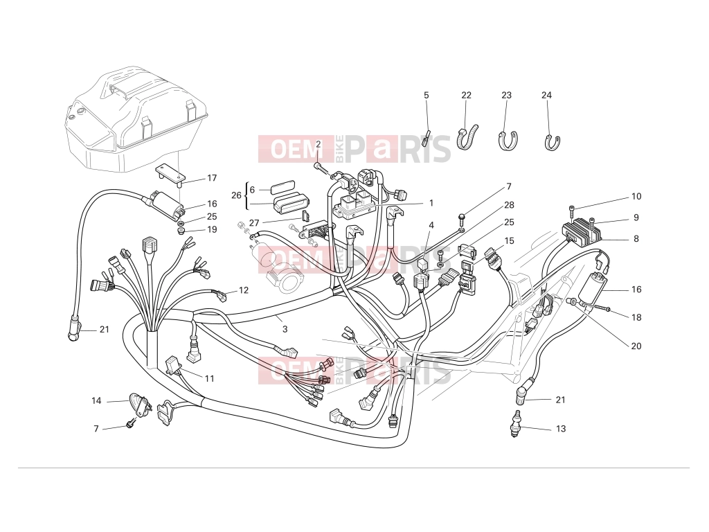 DUCATI 2004 Monster 620 ELECTRICAL SYSTEM