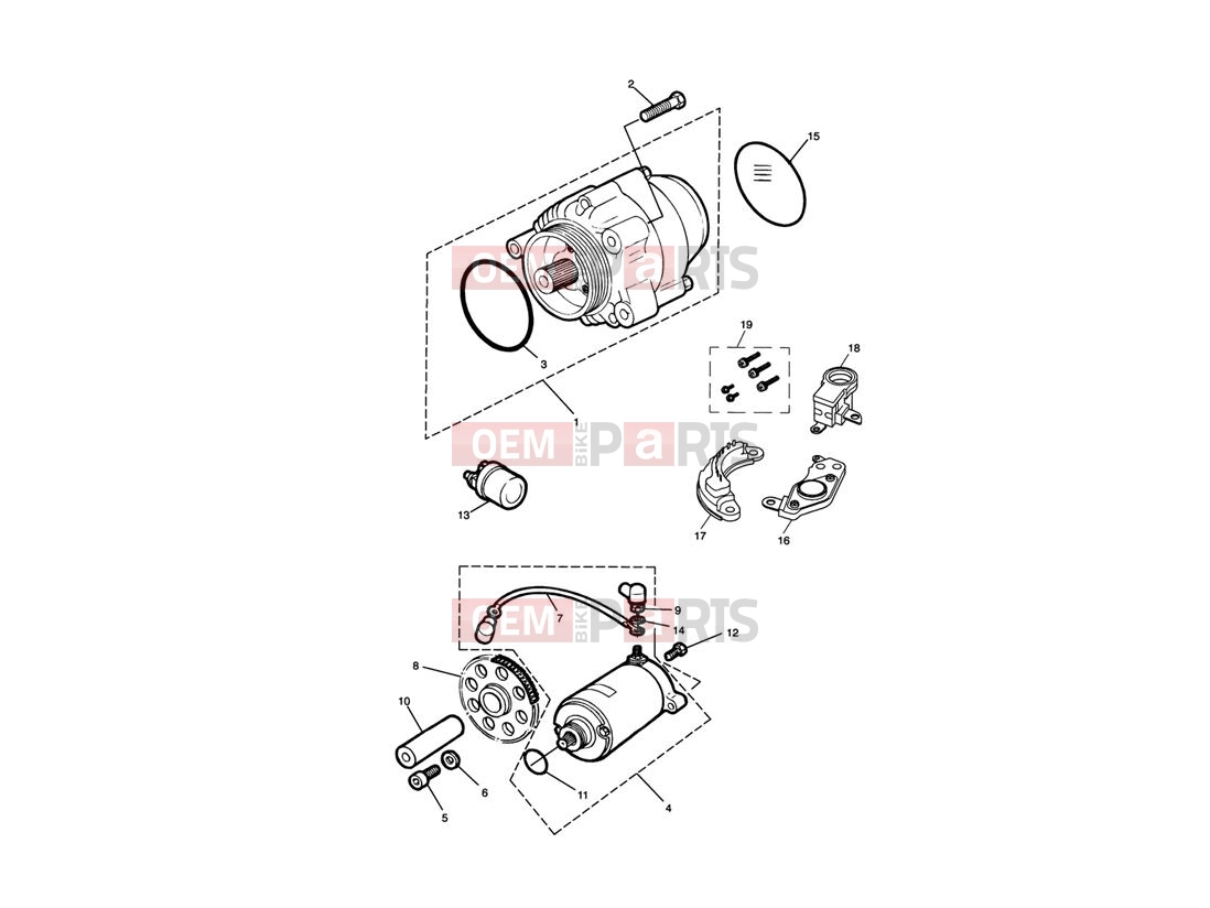 Triumph 1995 THUNDERBIRD Alternator/Starter