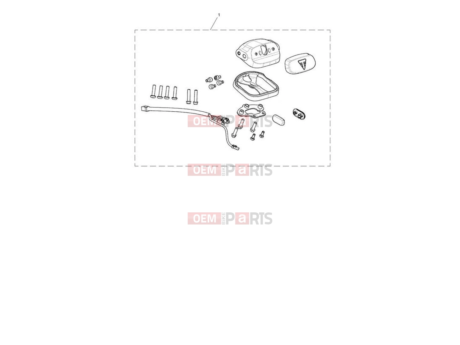 Triumph 2022 Scrambler 1200 XE Indicator Relocation Kit, Multifunction