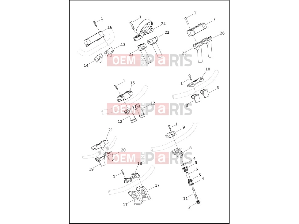Harley-Davidson 2022 SOFTAIL SOFTAIL STANDARD  - FXST HANDLEBAR RISERS