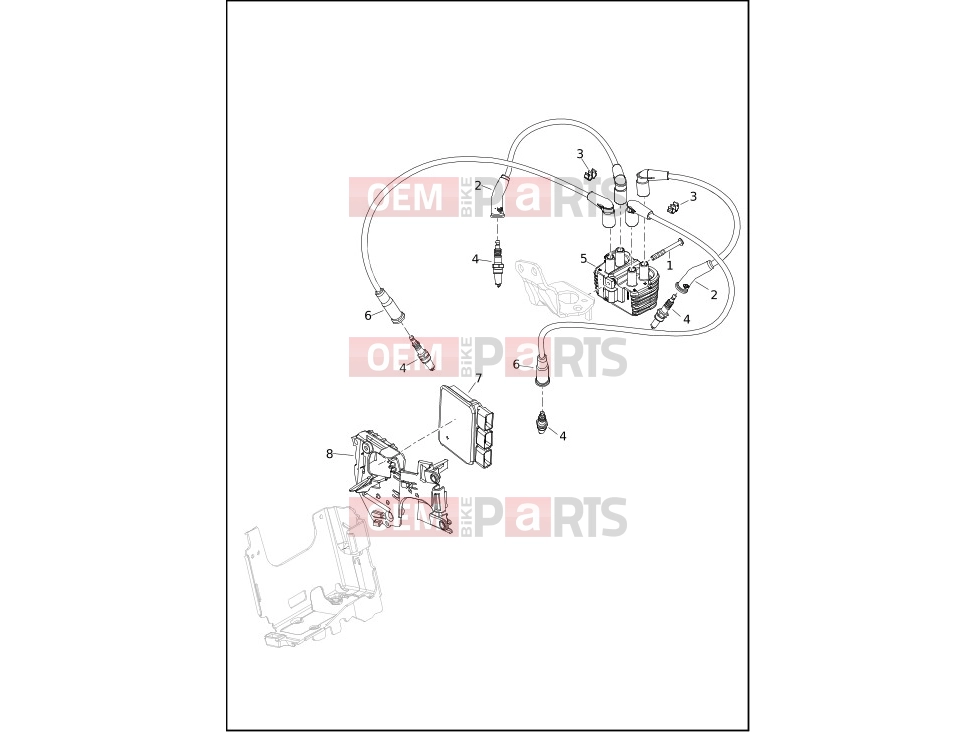 Harley-Davidson 2018 SOFTAIL SOFTAIL BREAKOUT  - FXBR ELECTRONIC CONTROL MODULE (ECM) AND COIL