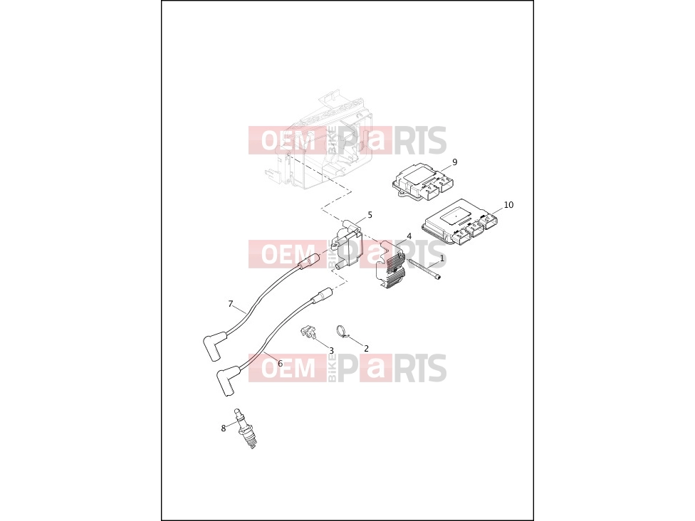 Harley-Davidson 2016 DYNA DYNA SWITCHBACK  - FLD 103 ELECTRONIC CONTROL MODULE (ECM) AND COIL