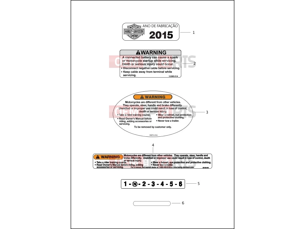 Harley-Davidson 2015 DYNA DYNA SWITCHBACK  - FLD LABELS