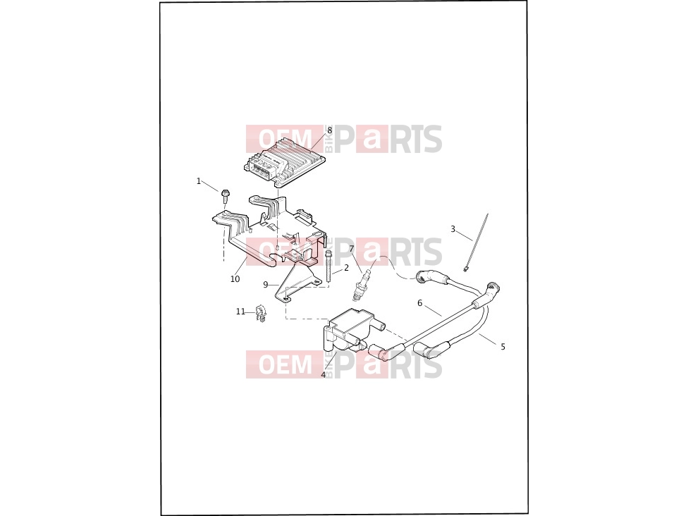 Harley-Davidson 2013 TOURING ULTRA CLASSIC  - FLHTCU ELECTRONIC CONTROL MODULE (ECM) & COIL
