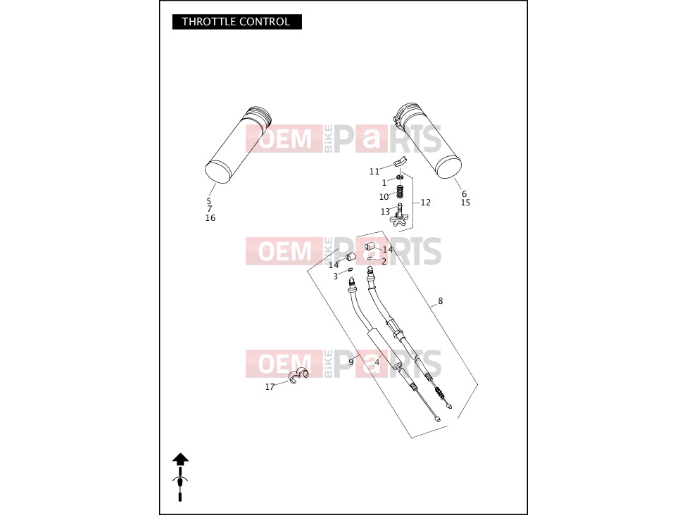 Harley-Davidson 2012 DYNA DYNA FAT BOB  - FXDF THROTTLE CONTROL