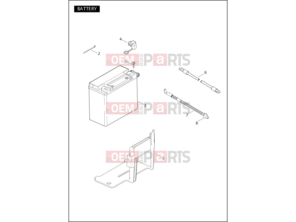 Harley-Davidson 2012 SOFTAIL BLACKLINE  - FXS BATTERY