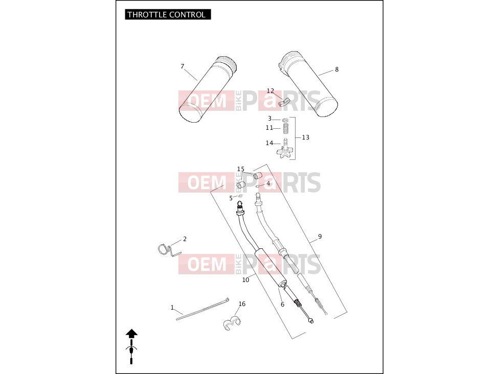 Harley-Davidson 2011 SOFTAIL BLACKLINE  - FXS THROTTLE CONTROL