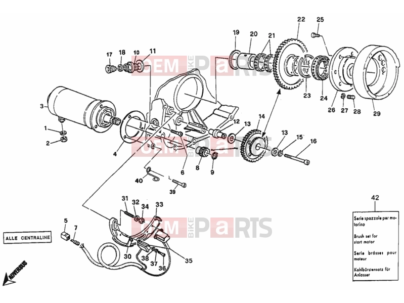 DUCATI 2000 Monster 400 GENERATOR - STARTING MOTOR » IGNITION SYSTEM