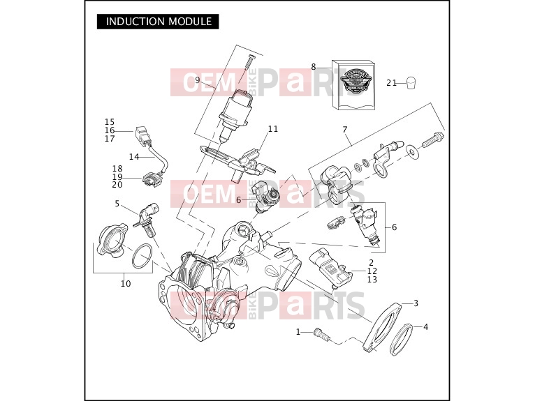 Harley-Davidson 2008 DYNA DYNA SUPER GLIDE CUSTOM  - FXDC INDUCTION MODULE