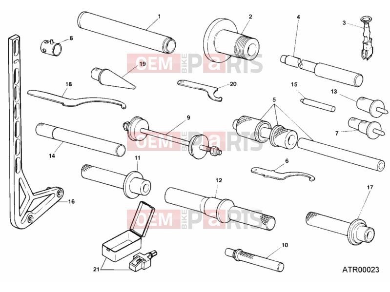 DUCATI 2000 Superbike 748 RS WORKSHOP SERVICE TOOLS, FRAME » FRAME