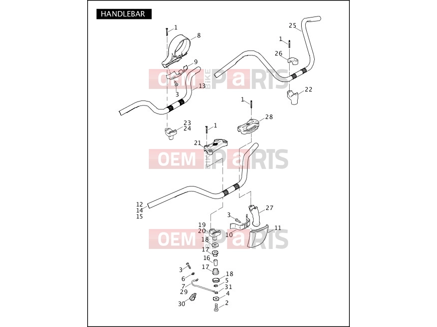 Harley-Davidson 2007 DYNA DYNA SUPER GLIDE  - FXD HANDLEBAR