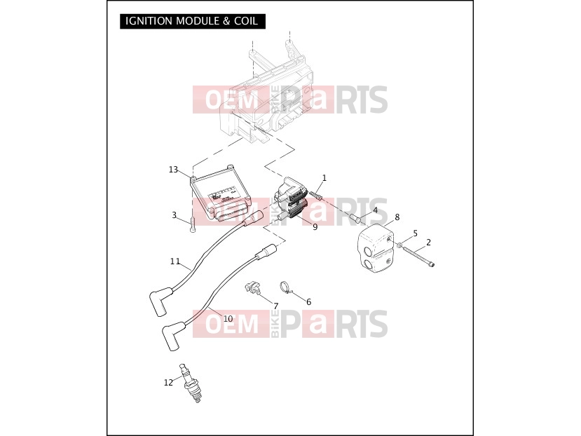 Harley-Davidson 2007 DYNA DYNA WIDE GLIDE  - FXDWG IGNITION MODULE & COIL