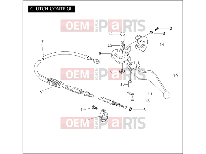 Harley-Davidson 2006 SOFTAIL SOFTAIL DEUCE  - FXSTD CLUTCH CONTROL