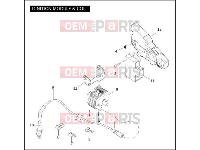 Harley-Davidson 2006 TOURING ELECTRA GLIDE STANDARD  - FLHT IGNITION MODULE & COIL