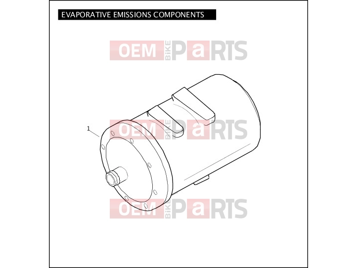 Harley-Davidson 2005 SOFTAIL SOFTAIL DEUCE  - FXSTD EVAPORATIVE EMISSIONS COMPONENTS