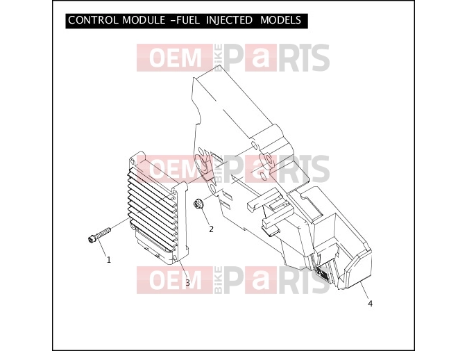 Harley-Davidson 2004 TOURING ELECTRA GLIDE CLASSIC  - FLHTC CONTROL MODULE - FUEL INJECTED MODELS