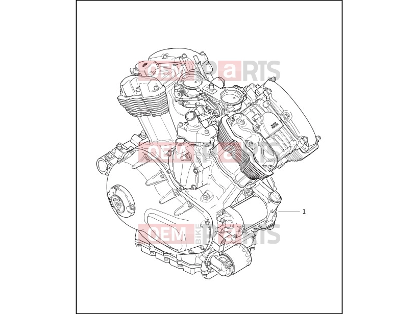 Harley-Davidson 2002 VRSC VRSCA V-ROD  - VRSCA ENGINE ASSEMBLY - COMPLETE