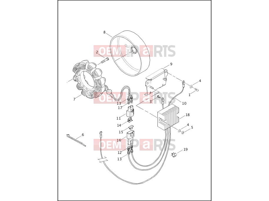 Harley-Davidson 2000 SOFTAIL SOFTAIL STANDARD  - FXST ALTERNATOR & REGULATOR