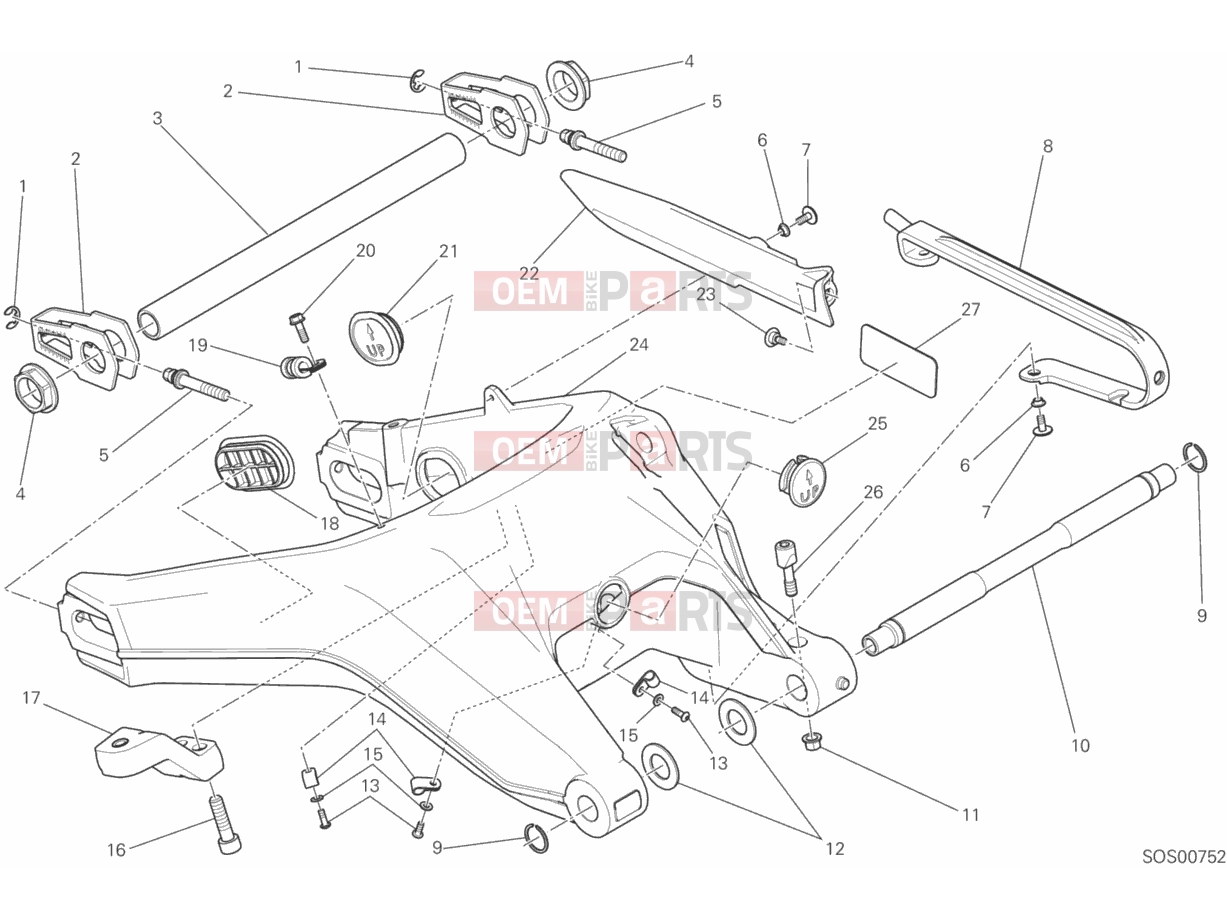 DUCATI 2016 Scrambler Icon SWINGARM