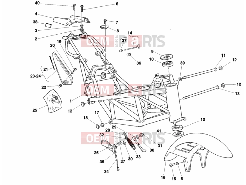 DUCATI 1999 Monster 600 Dark FRAME » FRAME