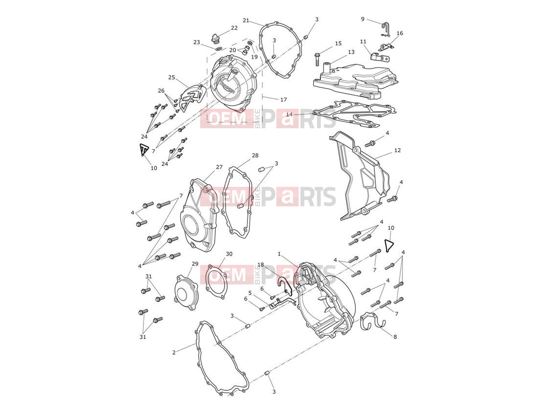 Triumph 2020 Tiger 800 XRT Engine Covers