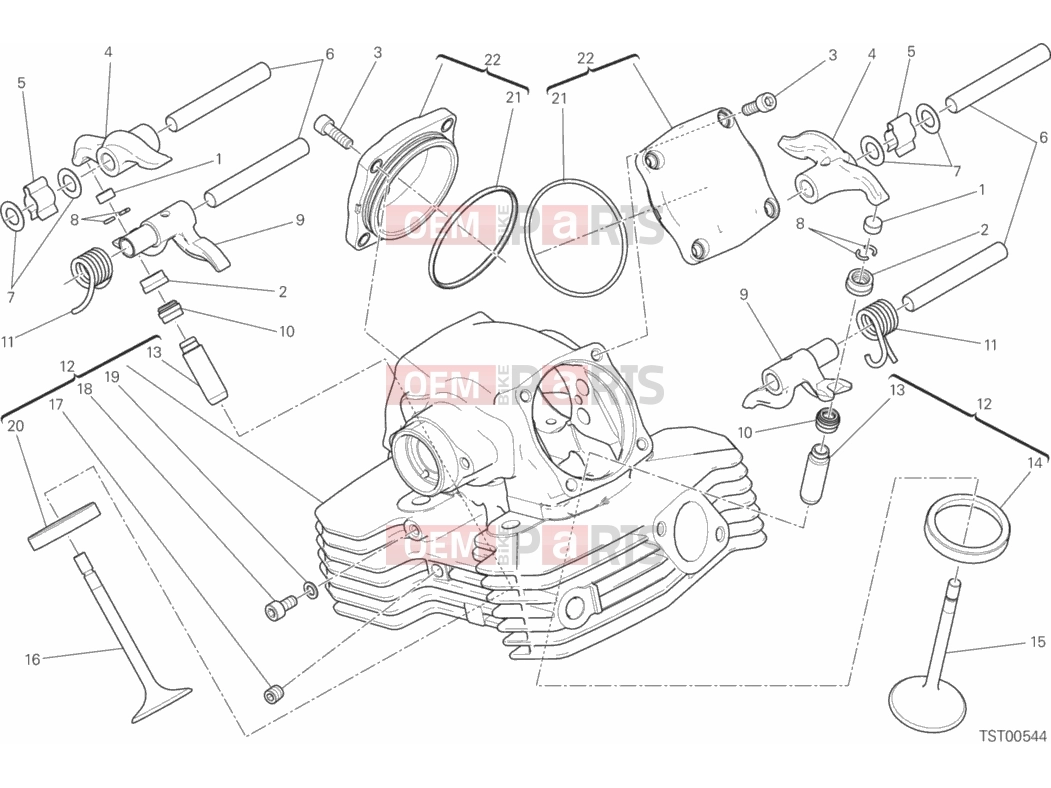 DUCATI 2015 Scrambler Icon VERTICAL HEAD