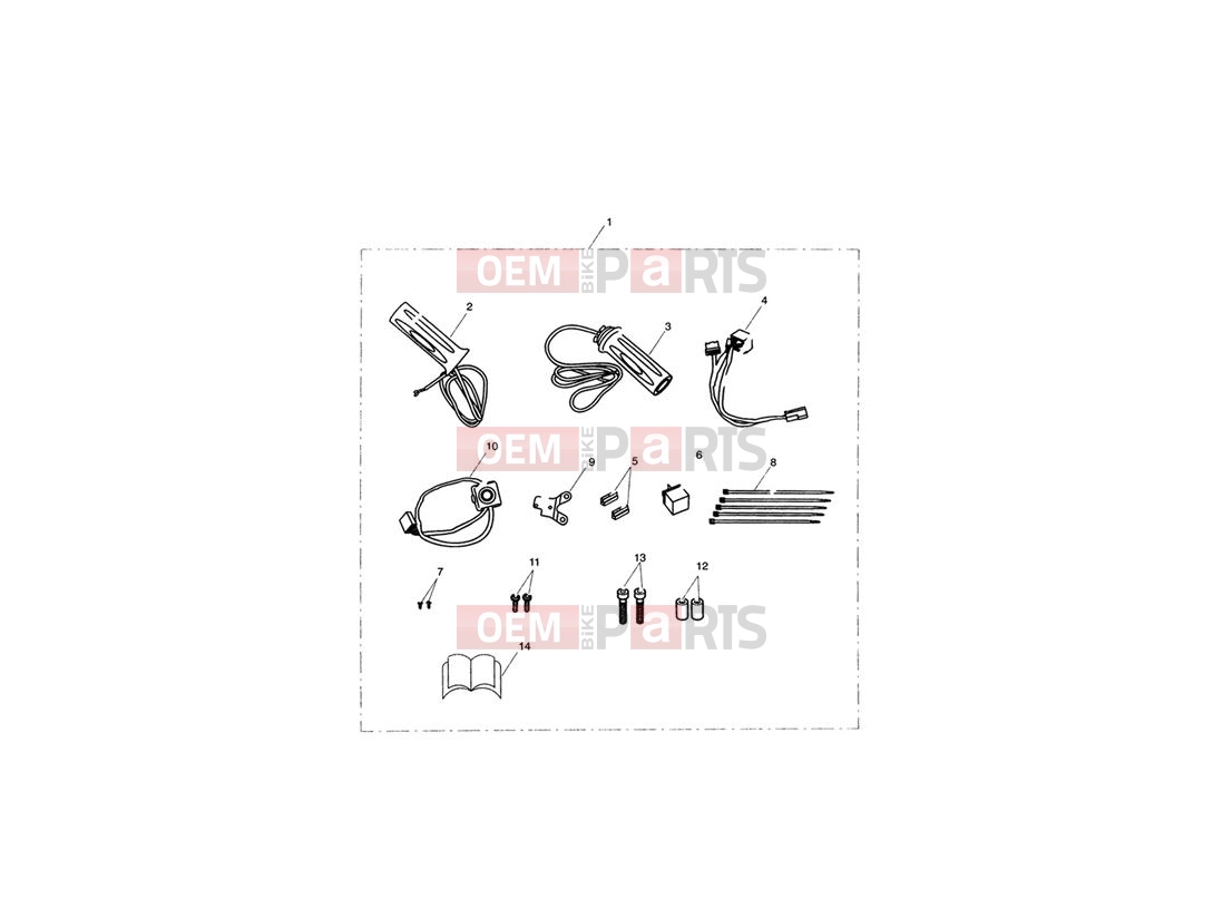 Triumph 2013 THUNDERBIRD Heated Grip Kit